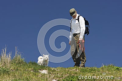 Dog Walker in Leash-Free Zone