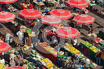 Dolac market, ZAGREB, CROATIA