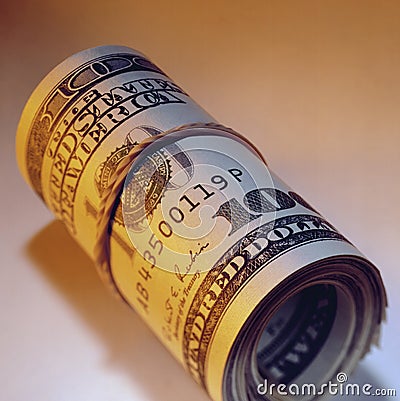 Dollar Bills - Wad of Cash