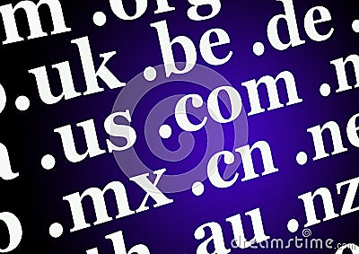 Domain names background