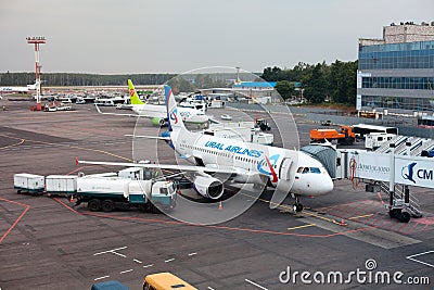 Domodedovo airport in Moscow, Russia