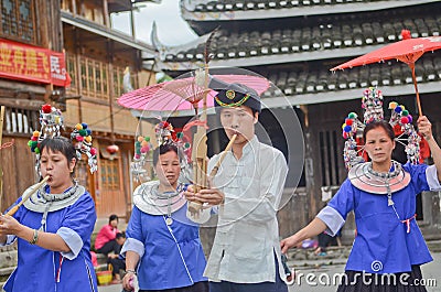 Dong minority people performance