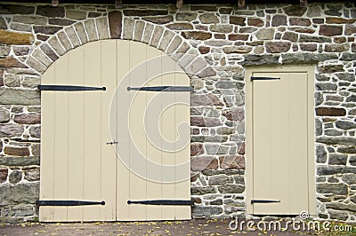 Doors in Stone Wall
