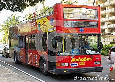 Double Decker Tour Bus
