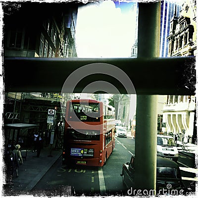 Double decker bus in London - Mobile