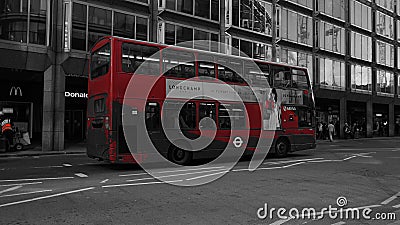 Double decker bus in London, UK