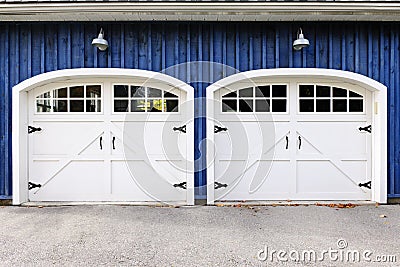 Double garage doors