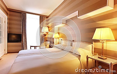 Double room luxury hotel