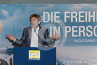 Dr. Heiner Garg, former Social Affairs Minister and Deputy Prime Minister of Schleswig-Holstein and the state chairman of the FDP