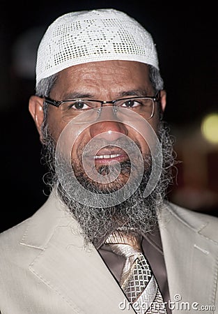 Zakir Abdul Karim Naik Ist Ein Moslemischer Apologet Redaktionelles <b>...</b> - dr-zakir-abdul-karim-naik-46886233