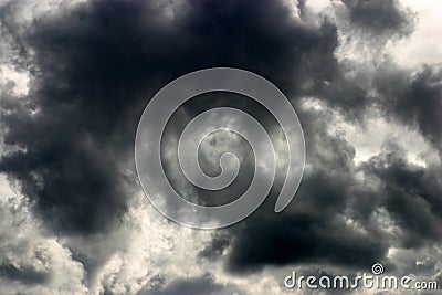 Dramatic stormy sky