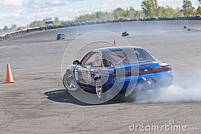 Drifting car