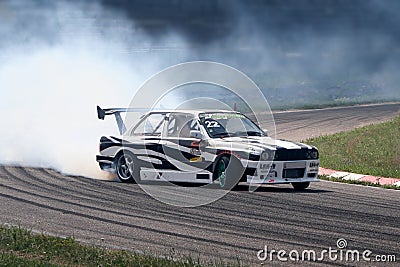 Drifting car sport