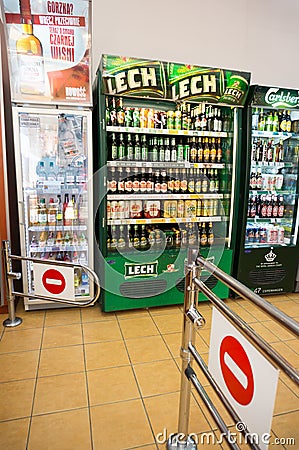 Drinks fridge