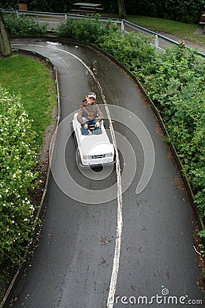 Driving lesson car child