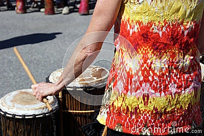 Drums played by women