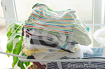 Dry baby clothes