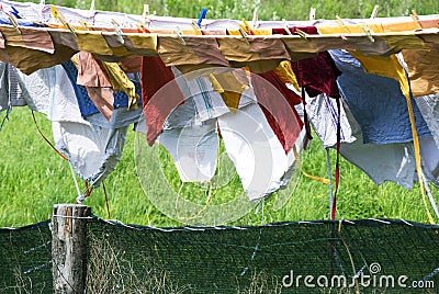 Drying clothes