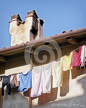 Drying clothes