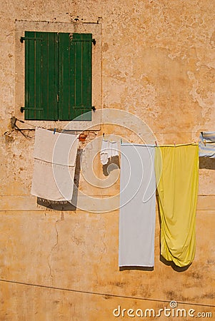 Drying clothes