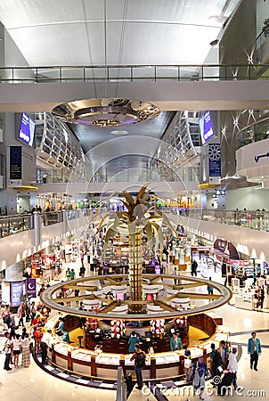 Dubai International Airport is a major aviation hub in the Middl