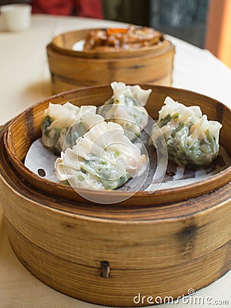 Dumpling in the basket , Chinese Food
