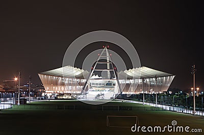 The Durban Moses Mabhida Soccer Stadium