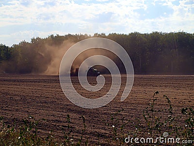 Dust in agricultural work