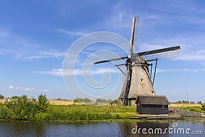 Dutch windmill and the little Shed