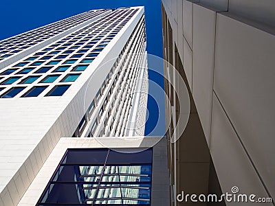 Dynamic skyscraper in Frankfurt, Germany