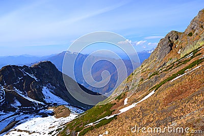 Early autumn in the mountains