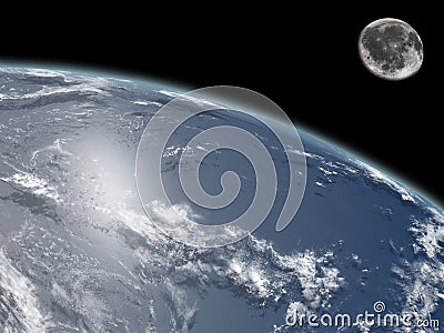 Earth and Moon