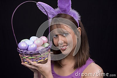 Easter Basket & Bunny