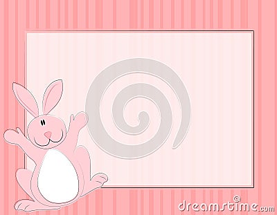 Easter Bunny Rabbit Frame