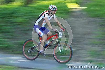 ECB team in mountain bike race