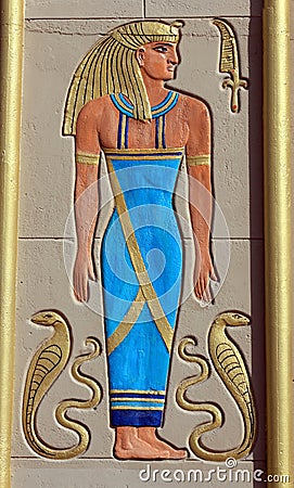 Egyptian Pharoah Wall Art Royalty Free Stock Photos - Image: 12930228