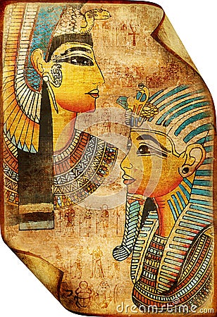 Egyptian scroll
