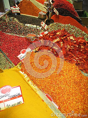 Egyptian spice bazaar, Istanbul, Turkey