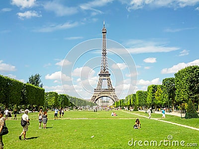 Eiffel Tower in the capital city of France - Paris