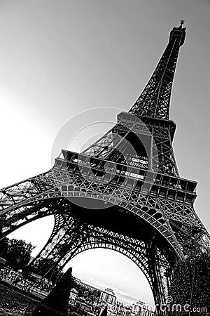 Eiffel Tower Famous Tourist Landmark Paris France