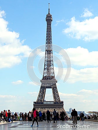 Eiffel Tower from Trocadero, Paris