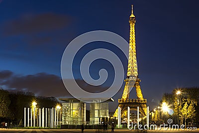 Eiffel Tower and Wall for Peace