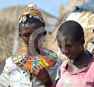 El molo women near lake Turkana