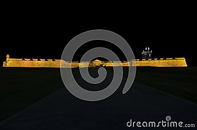 El Morro Castle and Lighthouse at Night