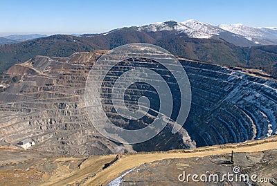 Elacite Mine - Aerial view Bulgaria