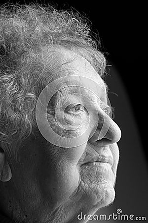 Elderly Woman Profile