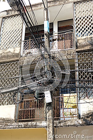 Electric Cables Mess