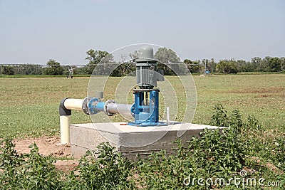 Electric irrigaton pump