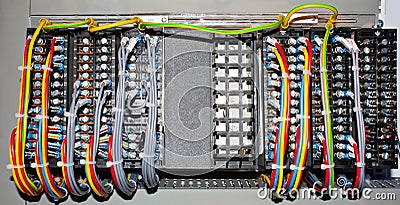 Electric panel connections