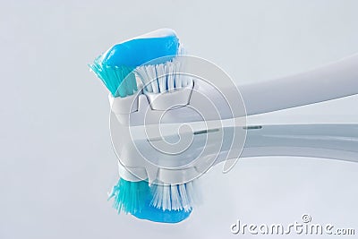 Electric toothbrush with paste